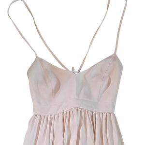 J. Crew Pale Pink Full-length Spaghetti Strap Dress